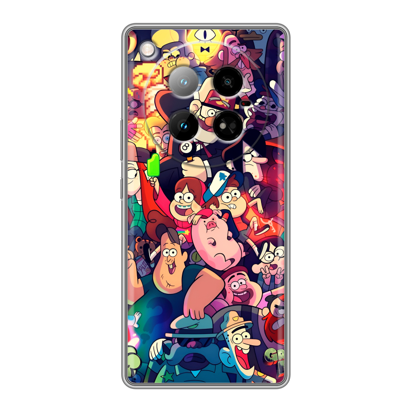 Силиконовый чехол на Infinix Zero 40 4G с принтом Gravity Falls Гравити Фолз Силиконовый чехол на Infinix Zero 40 4G с принтом Gravity Falls Гравити Фолз