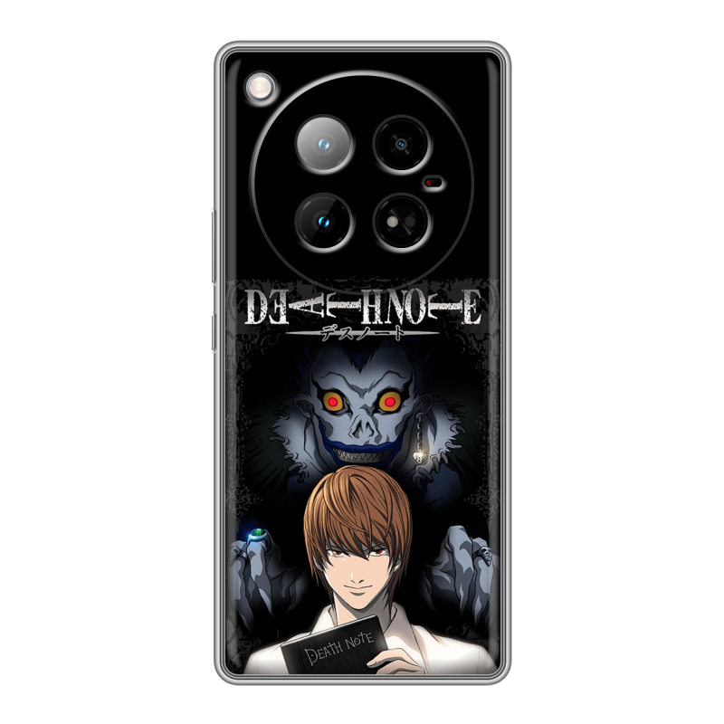 Силиконовый чехол на Infinix Zero 40 4G с принтом Death note Тетрадь смерти Силиконовый чехол на Infinix Zero 40 4G с принтом Death note Тетрадь смерти