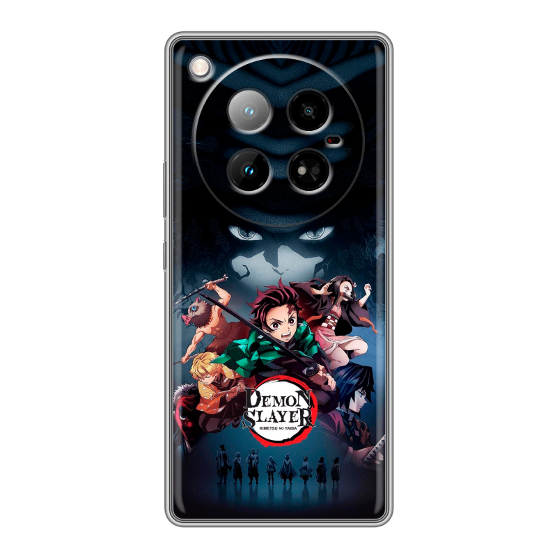 Силиконовый чехол на Infinix Zero 40 4G с принтом Demon Slayer Клинок рассекающий демонов Силиконовый чехол на Infinix Zero 40 4G с принтом Demon Slayer Клинок рассекающий демонов