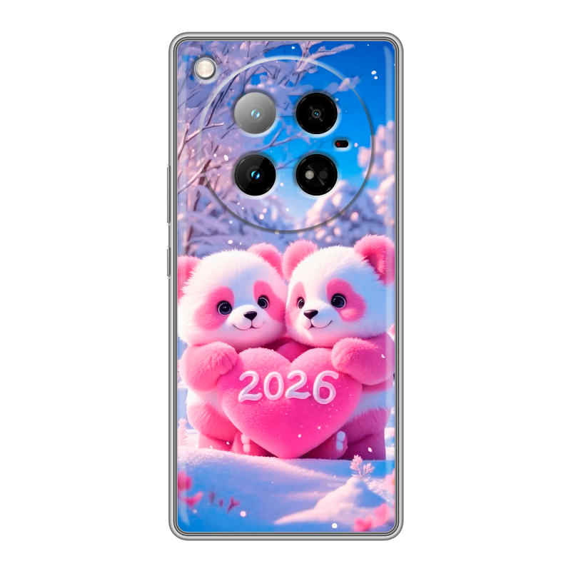 Силиконовый чехол на Infinix Zero 40 4G с принтом Новый год Силиконовый чехол на Infinix Zero 40 4G с принтом Новый год