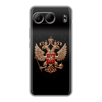 Силиконовый чехол на OnePlus Nord 4 5G с принтом Герб России