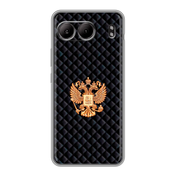 Силиконовый чехол на OnePlus Nord 4 с принтом Герб России принт Силиконовый чехол на OnePlus Nord 4 с принтом Герб России принт