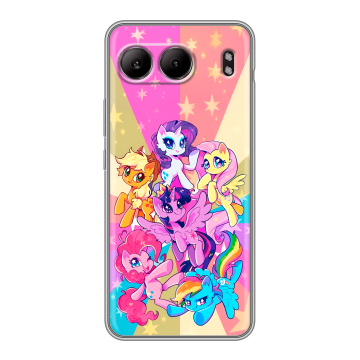 Силиконовый чехол на OnePlus Nord 4 с принтом My little pony Дружба чудо Силиконовый чехол на OnePlus Nord 4 с принтом My little pony Дружба чудо