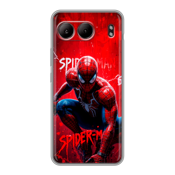 Силиконовый чехол на OnePlus Nord 4 с принтом Spiderman Человек паук Силиконовый чехол на OnePlus Nord 4 с принтом Spiderman Человек паук