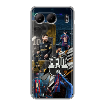 Силиконовый чехол на OnePlus Nord 4 с принтом Messi Barcelona Силиконовый чехол на OnePlus Nord 4 с принтом Messi Barcelona