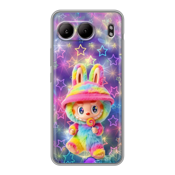 Силиконовый чехол на OnePlus Nord 4 с принтом Labubu Лабубу Силиконовый чехол на OnePlus Nord 4 с принтом Labubu Лабубу