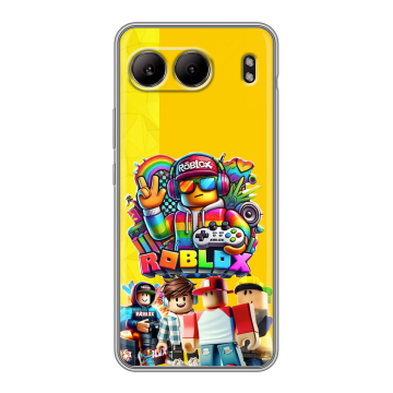 Силиконовый чехол на OnePlus Nord 4 с принтом Roblox Роблокс Силиконовый чехол на OnePlus Nord 4 с принтом Roblox Роблокс