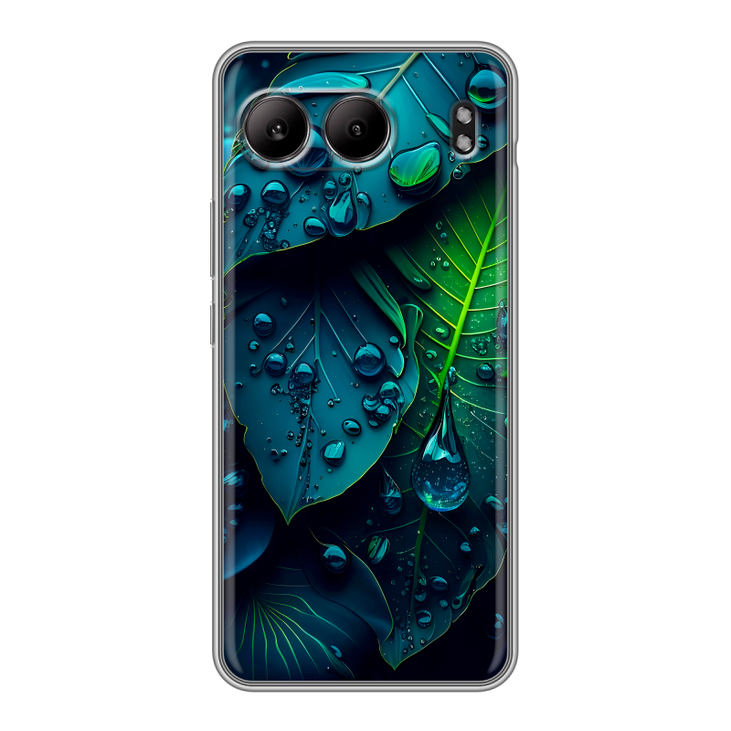 Силиконовый чехол на OnePlus Nord 4 с принтом Листья Силиконовый чехол на OnePlus Nord 4 с принтом Листья