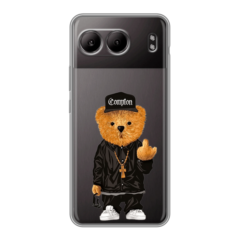 Силиконовый чехол на OnePlus Nord 4 с принтом Мишка Силиконовый чехол на OnePlus Nord 4 с принтом Мишка