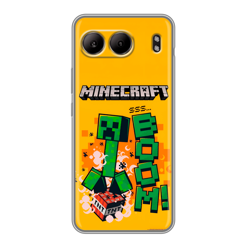Силиконовый чехол на OnePlus Nord 4 с принтом Майнкрафт Minecraft Силиконовый чехол на OnePlus Nord 4 с принтом Майнкрафт Minecraft