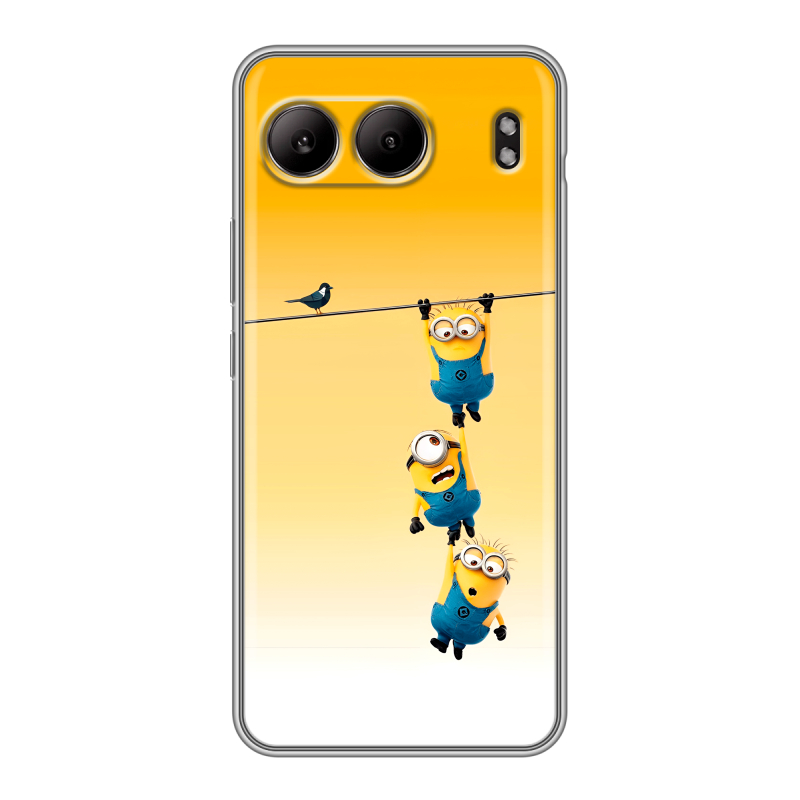 Силиконовый чехол на OnePlus Nord 4 с принтом Миньоны Силиконовый чехол на OnePlus Nord 4 с принтом Миньоны