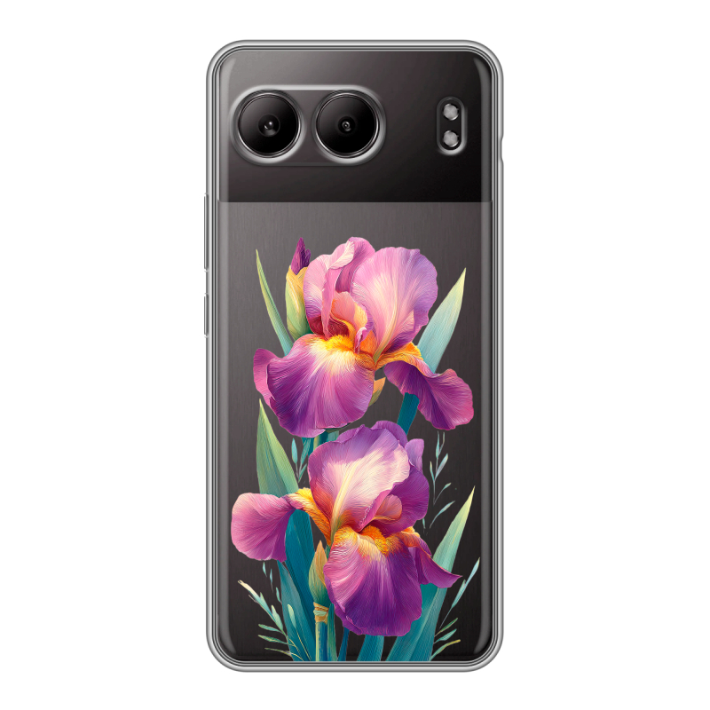 Силиконовый чехол на OnePlus Nord 4 с принтом Цветы орхидеи Силиконовый чехол на OnePlus Nord 4 с принтом Цветы орхидеи