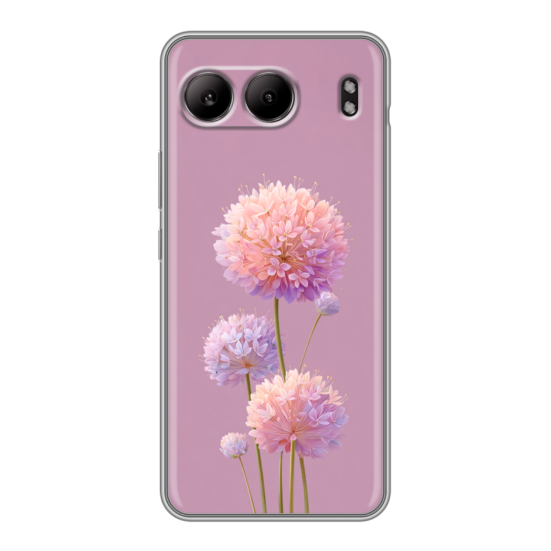 Силиконовый чехол на OnePlus Nord 4 с принтом Цветы Силиконовый чехол на OnePlus Nord 4 с принтом Цветы