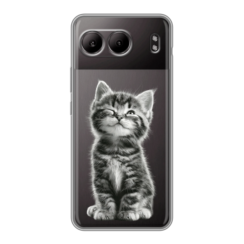 Силиконовый чехол на OnePlus Nord 4 с принтом Котенок Силиконовый чехол на OnePlus Nord 4 с принтом Котенок