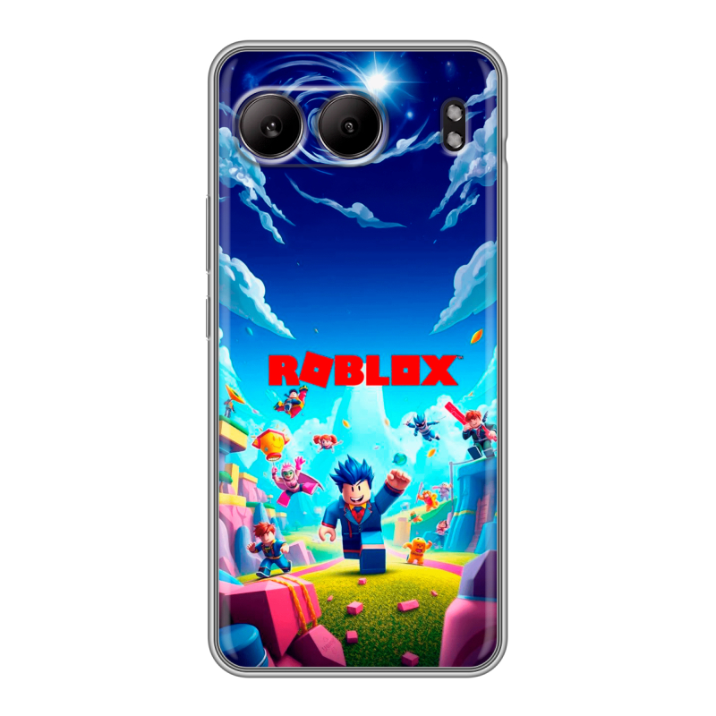 Силиконовый чехол на OnePlus Nord 4 с принтом Roblox Роблокс Силиконовый чехол на OnePlus Nord 4 с принтом Roblox Роблокс