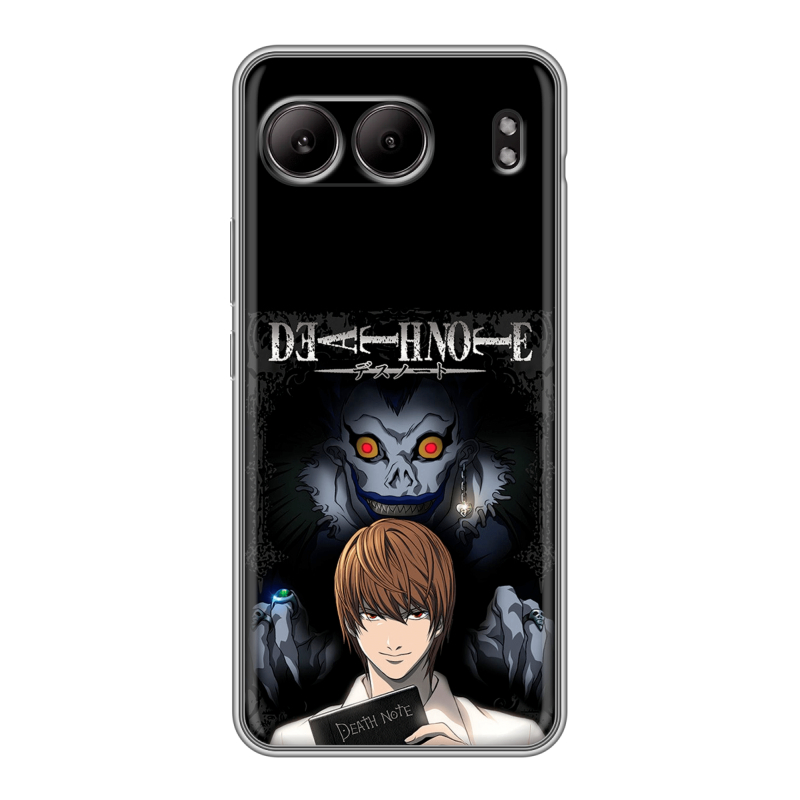 Силиконовый чехол на OnePlus Nord 4 с принтом Death note Тетрадь смерти Силиконовый чехол на OnePlus Nord 4 с принтом Death note Тетрадь смерти