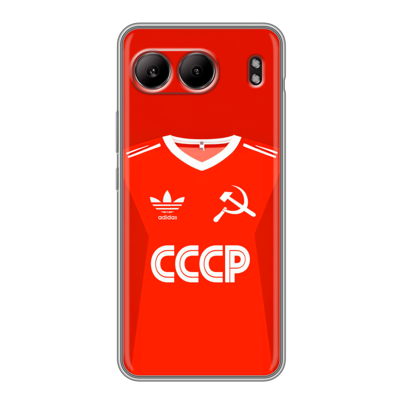 Силиконовый чехол на OnePlus Nord 4 с принтом Флаг Герб СССР Силиконовый чехол на OnePlus Nord 4 с принтом Флаг Герб СССР