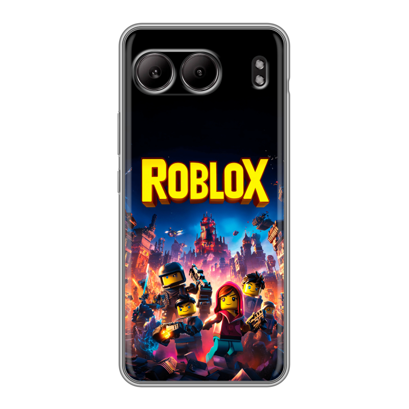 Силиконовый чехол на OnePlus Nord 4 5G с принтом Roblox Роблокс Силиконовый чехол на OnePlus Nord 4 5G с принтом Roblox Роблокс
