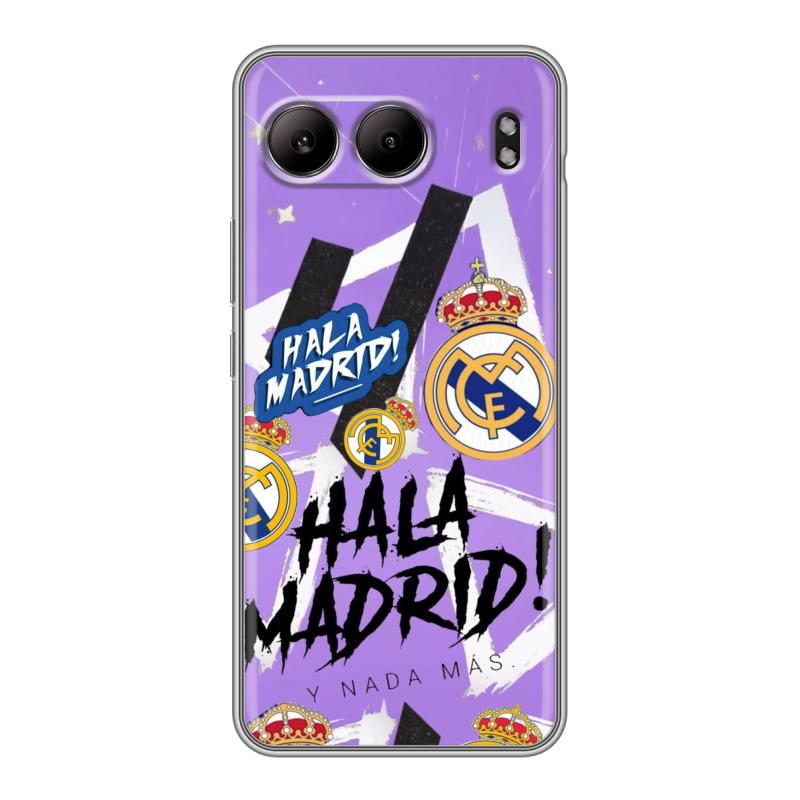 Силиконовый чехол на OnePlus Nord 4 с принтом Real Madrid Реал Мадрид Силиконовый чехол на OnePlus Nord 4 с принтом Real Madrid Реал Мадрид