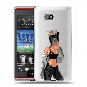 Силиконовый чехол на HTC Desire 600 с принтом Женские принты Силиконовый чехол на HTC Desire 600 с принтом Женские принты