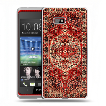 Силиконовый чехол на HTC Desire 600 с принтом Ковер