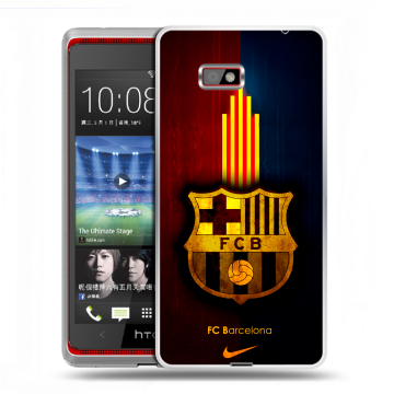 Силиконовый чехол на HTC Desire 600 с принтом Барселона Barcelona