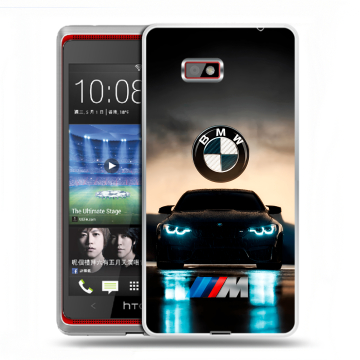 Силиконовый чехол на HTC Desire 600 с принтом БМВ BMW Силиконовый чехол на HTC Desire 600 с принтом БМВ BMW