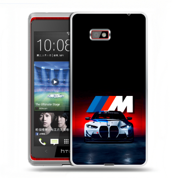Силиконовый чехол на HTC Desire 600 с принтом БМВ BMW Силиконовый чехол на HTC Desire 600 с принтом БМВ BMW