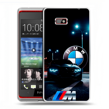 Силиконовый чехол на HTC Desire 600 с принтом БМВ BMW Силиконовый чехол на HTC Desire 600 с принтом БМВ BMW