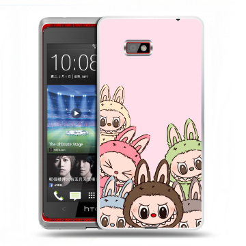 Силиконовый чехол на HTC Desire 600 с принтом Лабубу Силиконовый чехол на HTC Desire 600 с принтом Лабубу