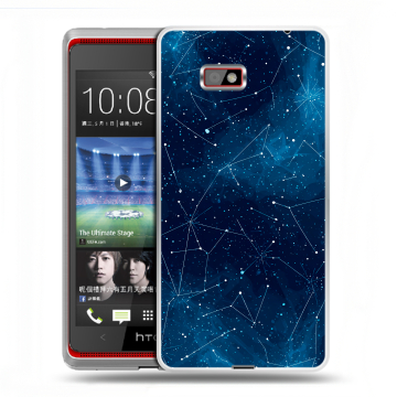 Силиконовый чехол на HTC Desire 600 с принтом Космос звезды Силиконовый чехол на HTC Desire 600 с принтом Космос звезды