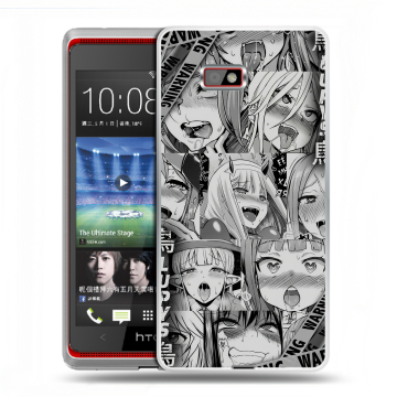 Силиконовый чехол на HTC Desire 600 с принтом Ahegao Ахегао Аниме Силиконовый чехол на HTC Desire 600 с принтом Ahegao Ахегао Аниме
