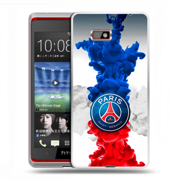 Силиконовый чехол на HTC Desire 600 с принтом PSG ПСЖ Силиконовый чехол на HTC Desire 600 с принтом PSG ПСЖ