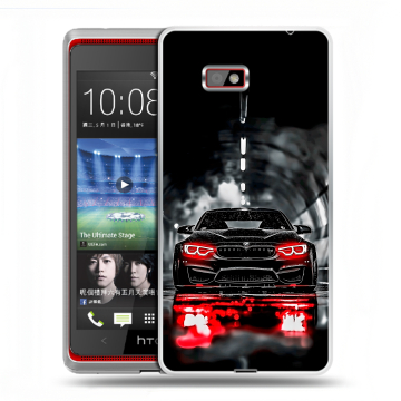 Силиконовый чехол на HTC Desire 600 с принтом BMW БМВ Силиконовый чехол на HTC Desire 600 с принтом BMW БМВ