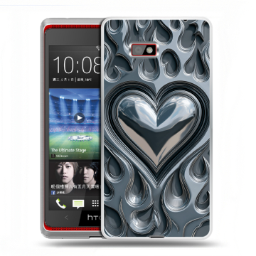 Силиконовый чехол на HTC Desire 600 с принтом Y2K Силиконовый чехол на HTC Desire 600 с принтом Y2K