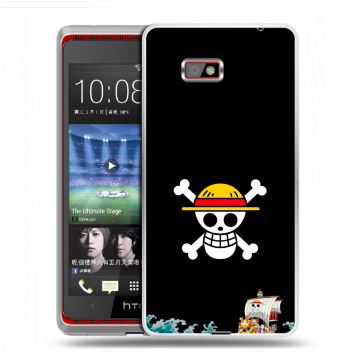Силиконовый чехол на HTC Desire 600 с принтом One Piece Ван Пис Силиконовый чехол на HTC Desire 600 с принтом One Piece Ван Пис