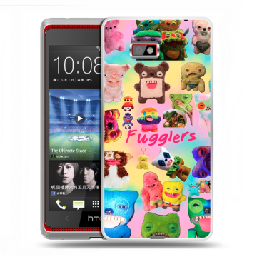 Силиконовый чехол на HTC Desire 600 с принтом Флагер Fuggler Силиконовый чехол на HTC Desire 600 с принтом Флагер Fuggler