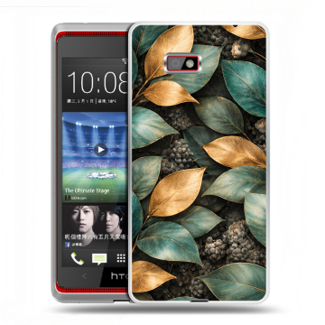 Силиконовый чехол на HTC Desire 600 с принтом женский Силиконовый чехол на HTC Desire 600 с принтом женский