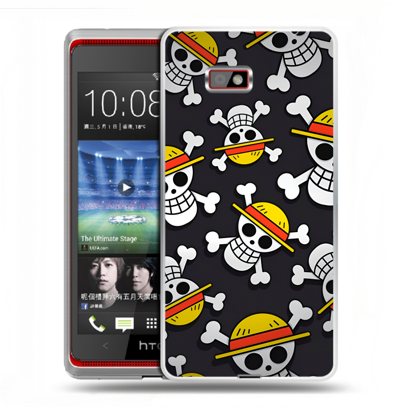 Силиконовый чехол на HTC Desire 600 с принтом One Piece Ван Пис Силиконовый чехол на HTC Desire 600 с принтом One Piece Ван Пис