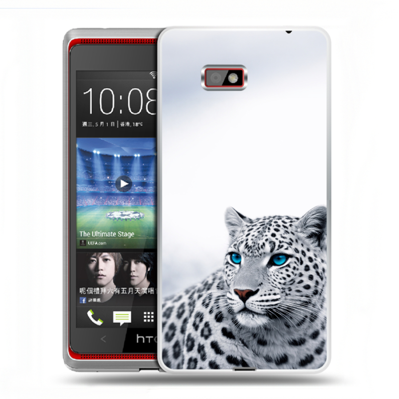 Силиконовый чехол на HTC Desire 600 с принтом женский Силиконовый чехол на HTC Desire 600 с принтом женский