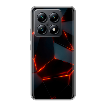 Силиконовый чехол на Xiaomi 14T Pro с принтом Яркие абстракции Силиконовый чехол на Xiaomi 14T Pro с принтом Яркие абстракции