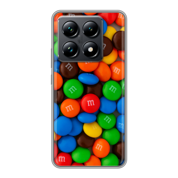Силиконовый чехол на Xiaomi 14T Pro с принтом Конфеты Силиконовый чехол на Xiaomi 14T Pro с принтом Конфеты