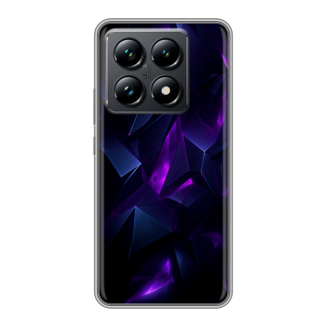Силиконовый чехол на Xiaomi 14T Pro с принтом Абстракиция
