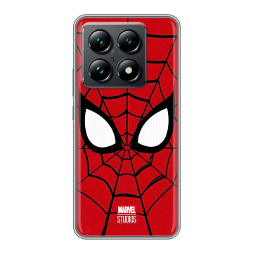 Силиконовый чехол на Xiaomi 14T Pro с принтом человек паук spiderman Силиконовый чехол на Xiaomi 14T Pro с принтом человек паук spiderman