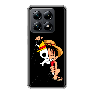 Силиконовый чехол на Xiaomi 14T Pro с принтом One Piece Ван Пис Силиконовый чехол на Xiaomi 14T Pro с принтом One Piece Ван Пис