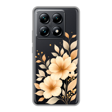 Силиконовый чехол на Xiaomi 14T Pro с принтом для девушки Силиконовый чехол на Xiaomi 14T Pro с принтом для девушки