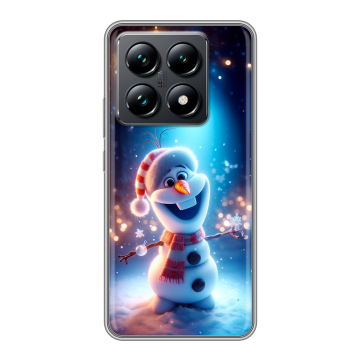 Силиконовый чехол на Xiaomi 14T Pro с принтом Новый год