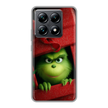 Силиконовый чехол на Xiaomi 14T Pro с принтом Новый год