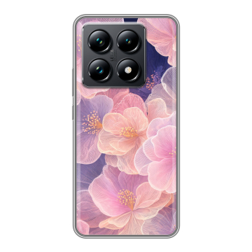 Силиконовый чехол на Xiaomi 14T Pro с принтом женский