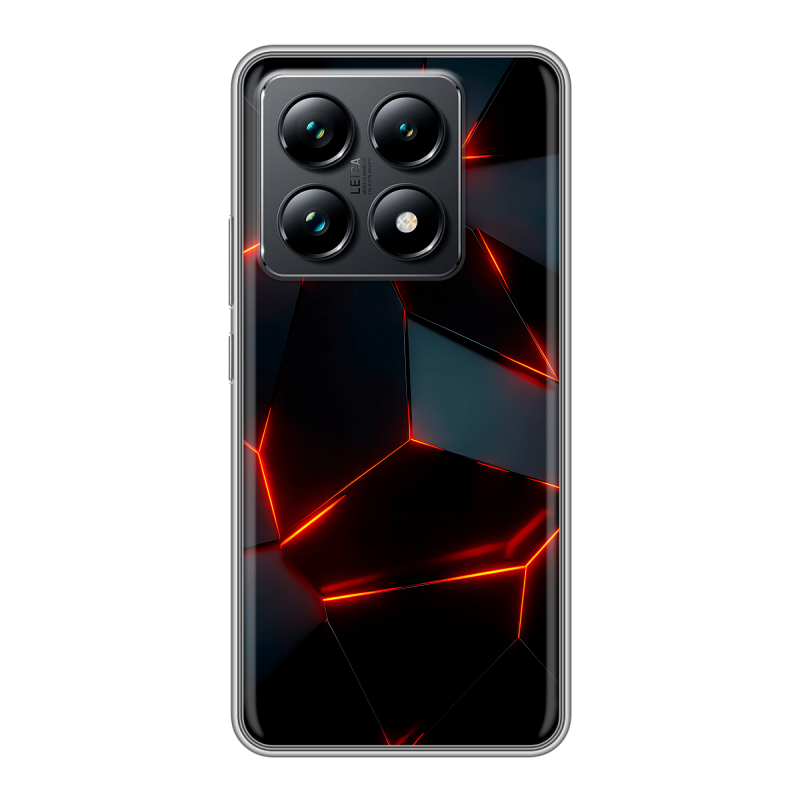 Силиконовый чехол на Xiaomi 14T Pro с принтом Яркие абстракции Силиконовый чехол на Xiaomi 14T Pro с принтом Яркие абстракции